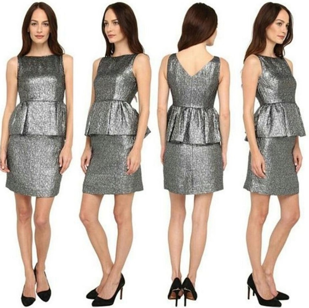 Kate Spade NWT gunmetal andi dress sz 4